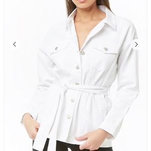 ✨ HP• Denim Button Front Jacket